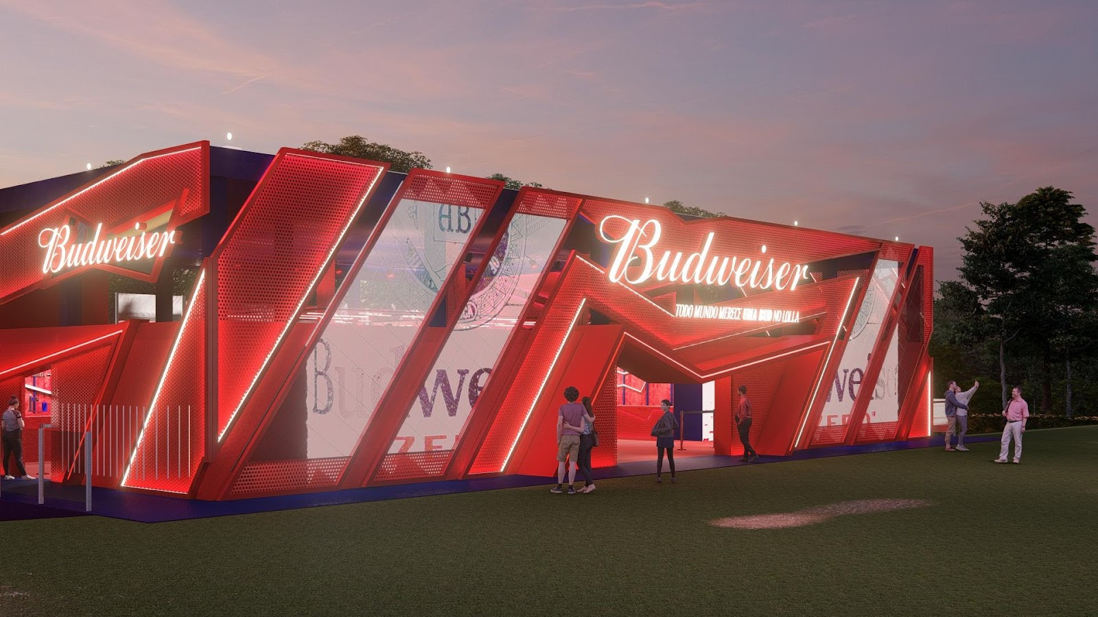 Budweiser no Lollapalooza Brasil 2024 marca terá cabine de fotos com