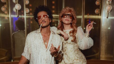 Bruno Mars e Lady Gaga (Foto: Reprodução/X)