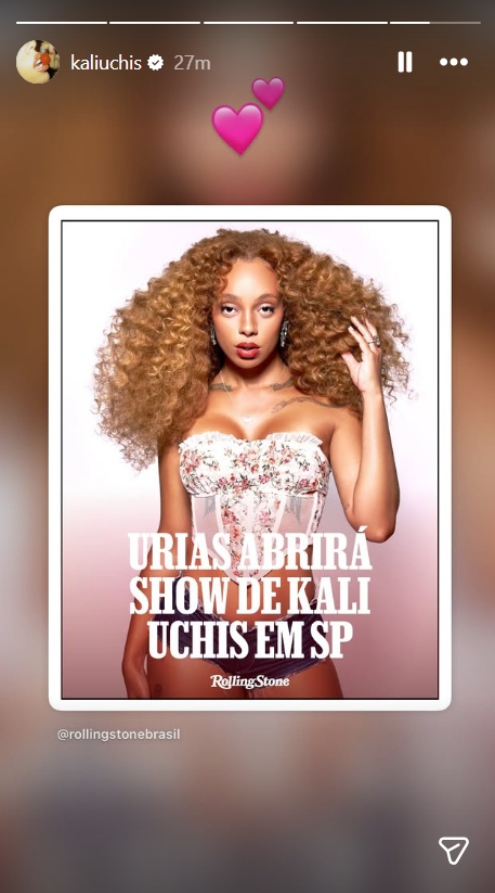 Kali Uchis (Foto: Reprodução/Instagram)