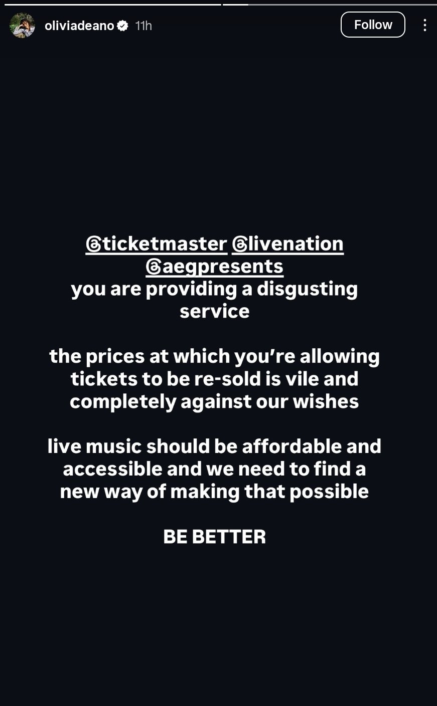 Olivia Dean (Foto: Reprodução/Instagram)