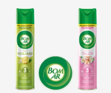 Bom Ar reformula linha de aromatizadores com óleos essenciais e embalagem maior