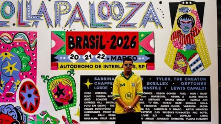 Marcelin o Brabo incendeia o Palco Perry’s no Lollapalooza com resgate do funk e performance eletrizante