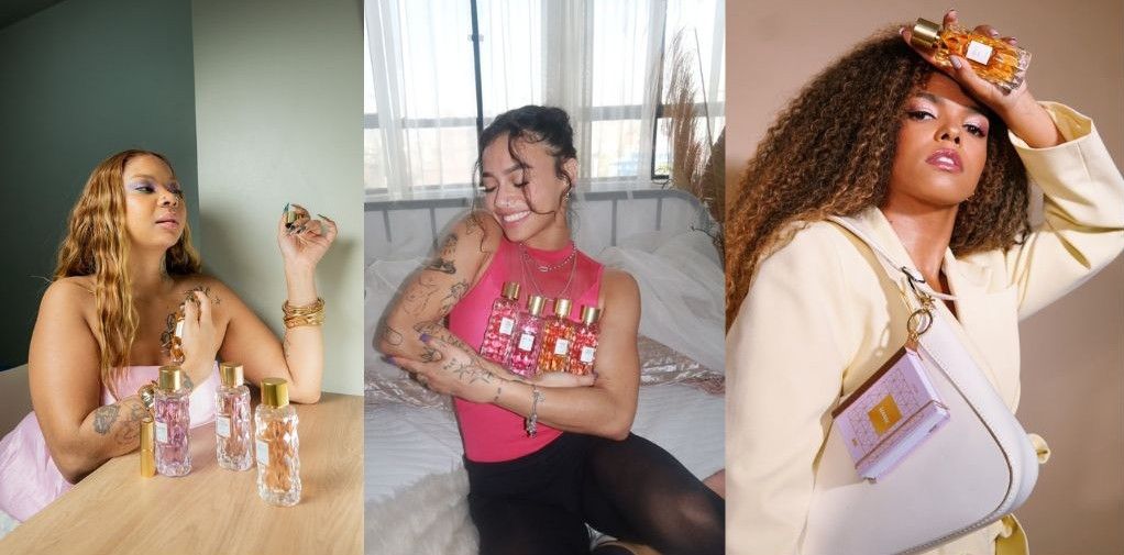 Avon anuncia Jeniffer Nascimento, Maria Clara Garcia e Nanda Tsunami como Iconic Girls da nova linha de perfumaria
