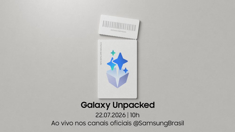 Samsung confirma Galaxy Unpacked para 22 de julho; veja como assistir ao evento
