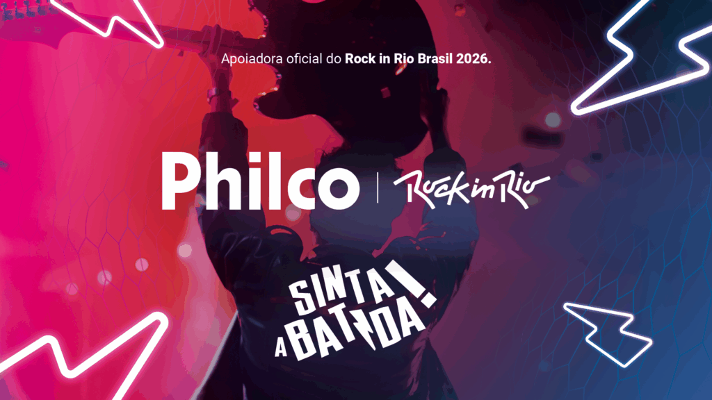 Philco leva experiência imersiva de música e tecnologia ao Rock in Rio 2026; confira a ativação