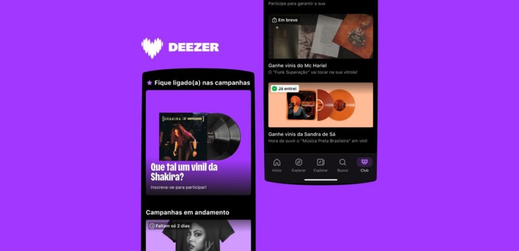 Deezer Club estreia no Brasil com experiências exclusivas para assinantes Deezer Club (Foto: Divulgação)