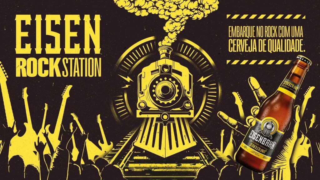 Eisenbahn leva rock e chope ao C6 no Rock em São Paulo; conheça as ativações