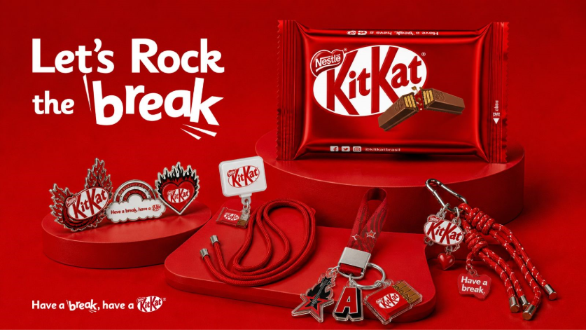 KitKat® divulga brindes exclusivos para o Rock in Rio 2026