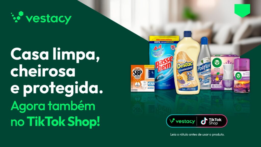 Vestacy leva Bom Ar e SBP ao TikTok Shop em nova aposta no social commerce
