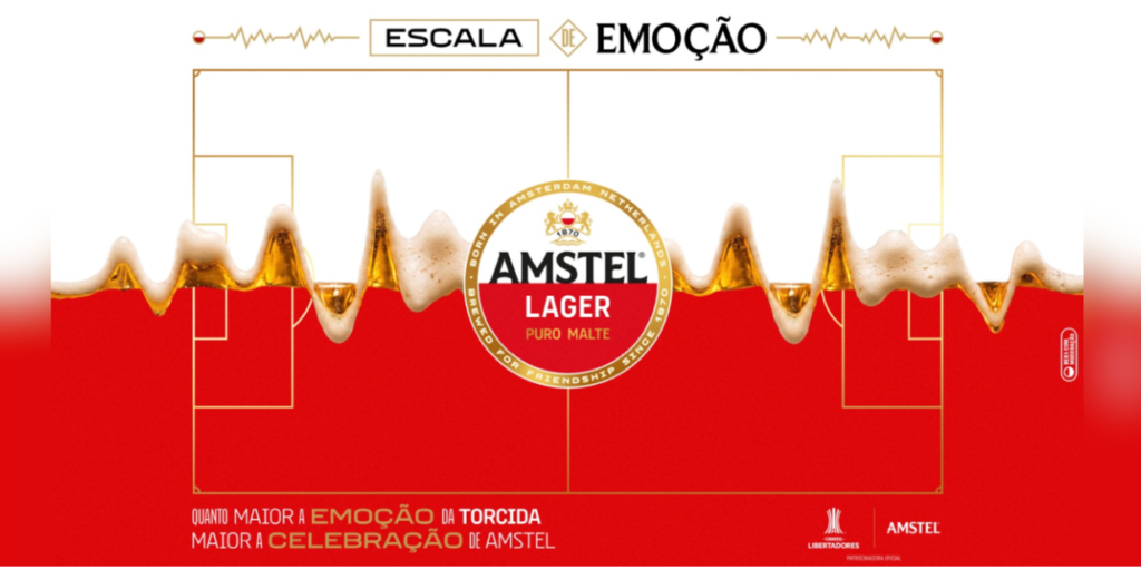 Amstel cria “Escala de Emoções” para medir torcida na Libertadores