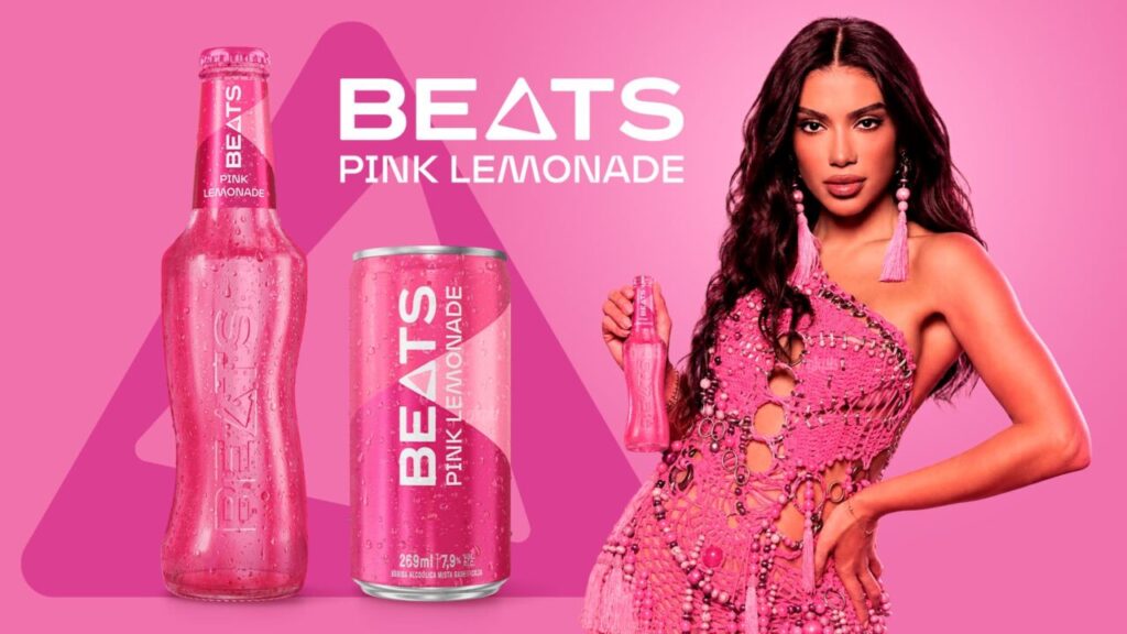 Beats Pink Lemonade é a aposta da Ambev com Anitta para o Carnaval 2027