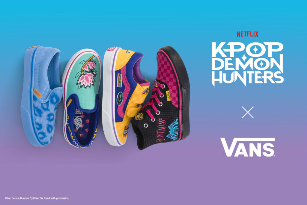 Vans lança coleção de KPop Demon Hunters inspirada em Mira, Zoey e Derpy