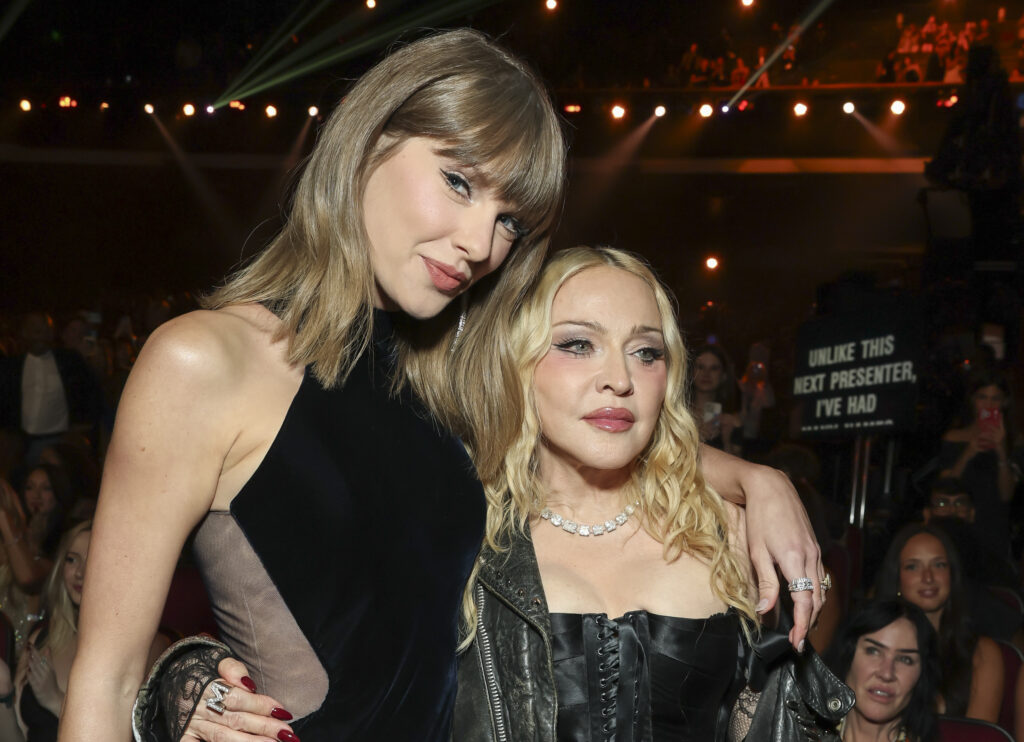 Taylor Swift e Madonna (Foto: Reprodução/X)