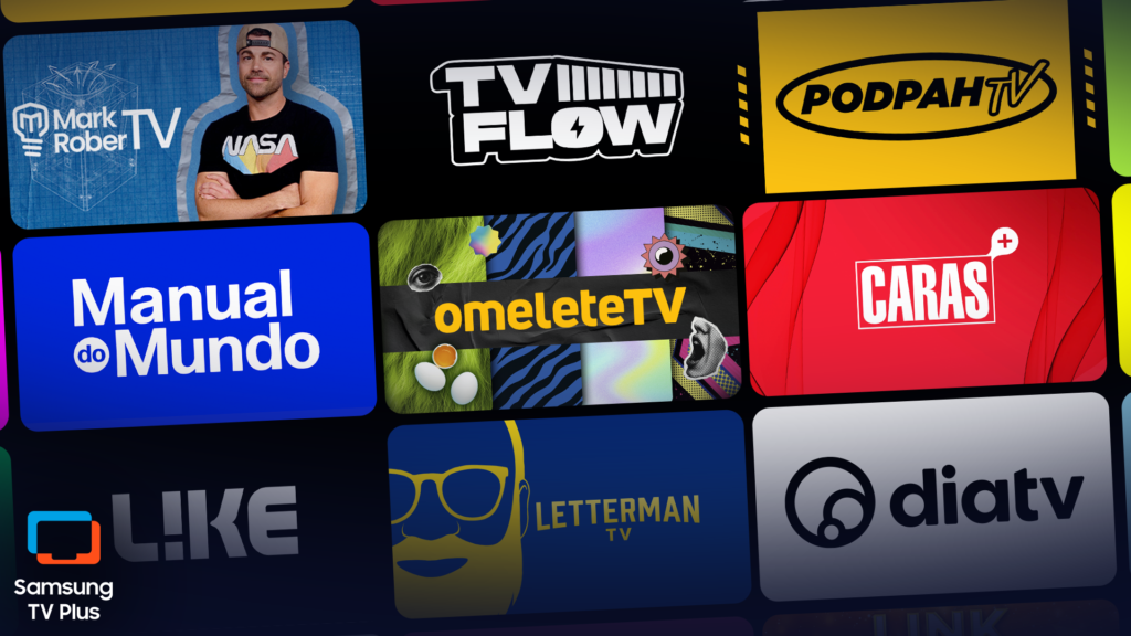 Confira 10 canais de cultura pop, creators e entretenimento para assistir de graça na Samsung TV Plus