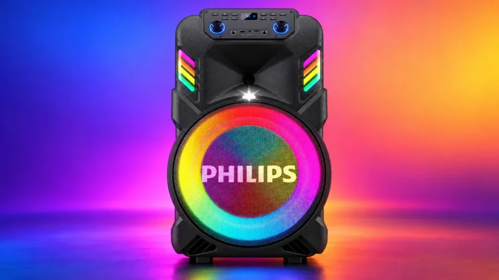Philips estreia no mercado de caixas de som com rodinhas no Brasil com a Boomtrek TAX200T