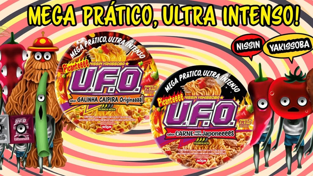 Nissin aposta em versões mais picantes para a linha U.F.O.